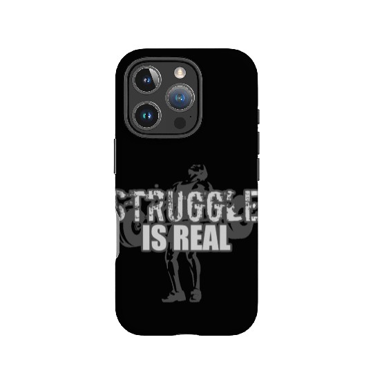Struggle Is Real - GRAYSCALE IPhone Cases