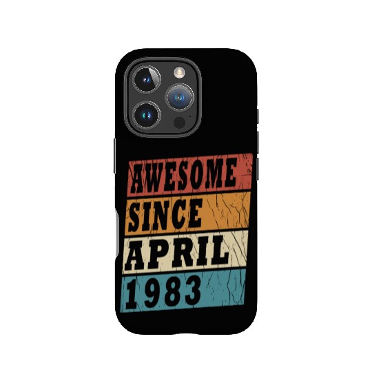 April 1983 Anniversary April 1983 April IPhone Cases