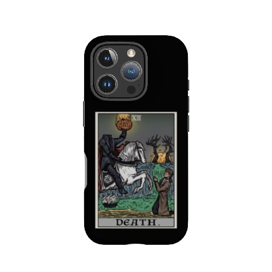 Death Tarot Card Terror Tarot IPhone Cases