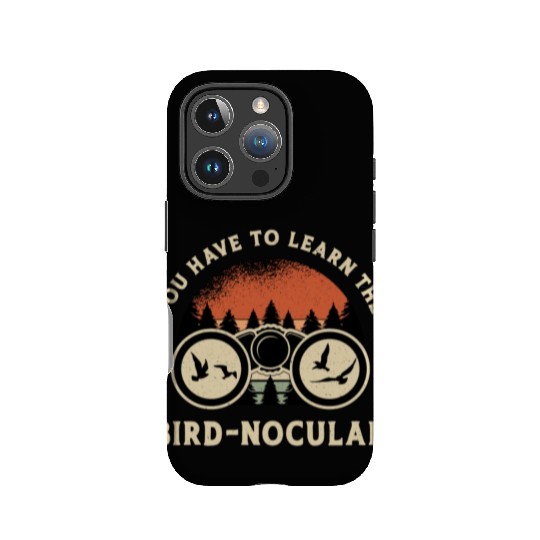 Bird Watching The Bird Nocular Retro Bird Watcher IPhone Cases