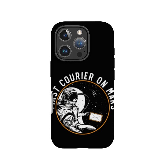 First Courier On Mars Postal Worker Mail Escort IPhone Cases