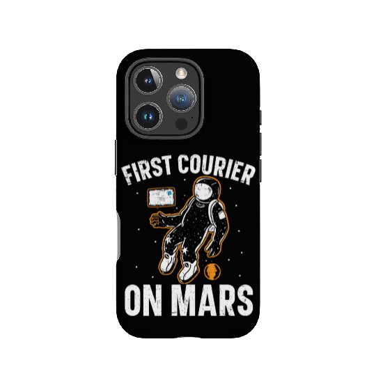 First Courier On Mars Postal Worker Mail Escort IPhone Cases