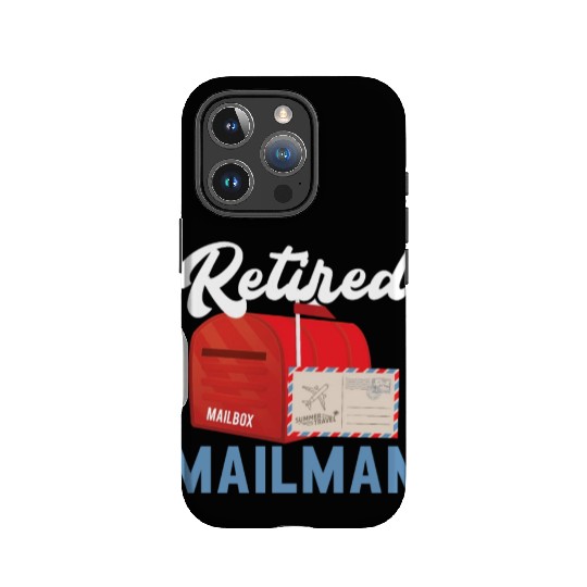 Retired Mailman Delivery Mail Escort Retirement IPhone Cases