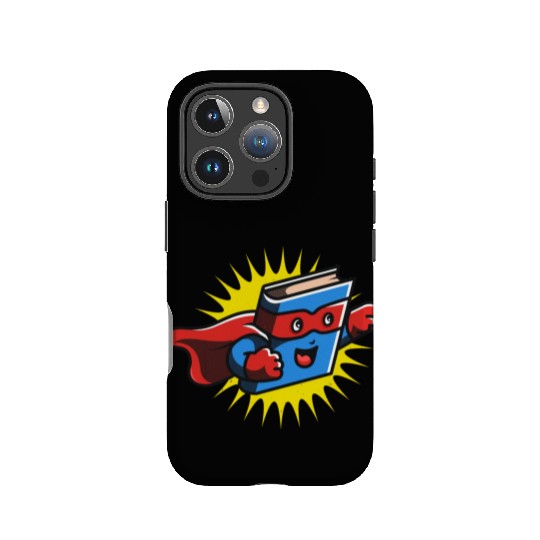 Book Hero Reading Book Lover Comic Book Comics IPhone Cases