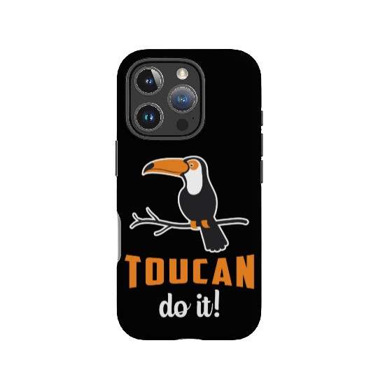 Toucan Do It Bird Watcher Watching Retro Toucans IPhone Cases