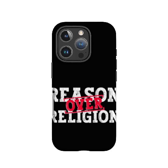 Reason Over Religion - Atheist Atheism IPhone Cases