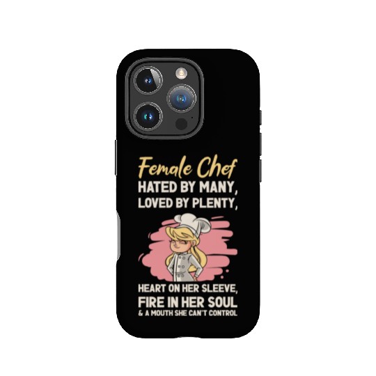 Female Chef Cooking Meals Food Lover IPhone Cases