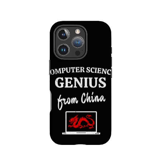 Computer Science Genius From China Admin IPhone Cases