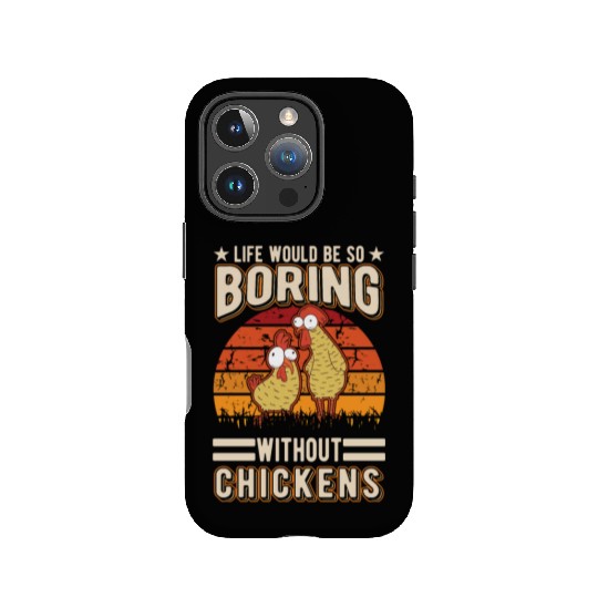 Chickens Chicken Farm Farmer IPhone Cases