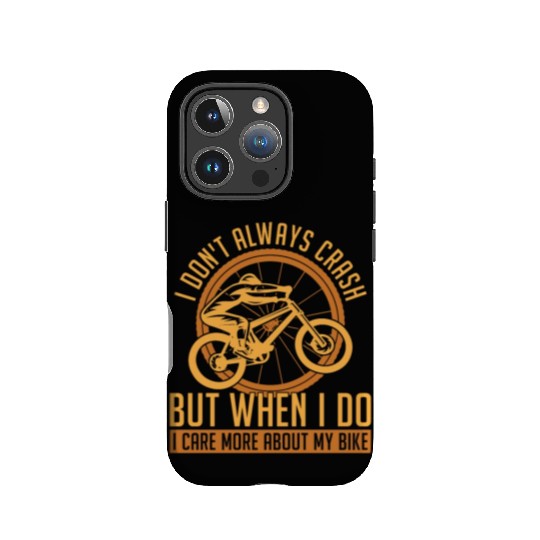 BMX Racing I Don't Always Crash Cycling BMX Rider IPhone Cases