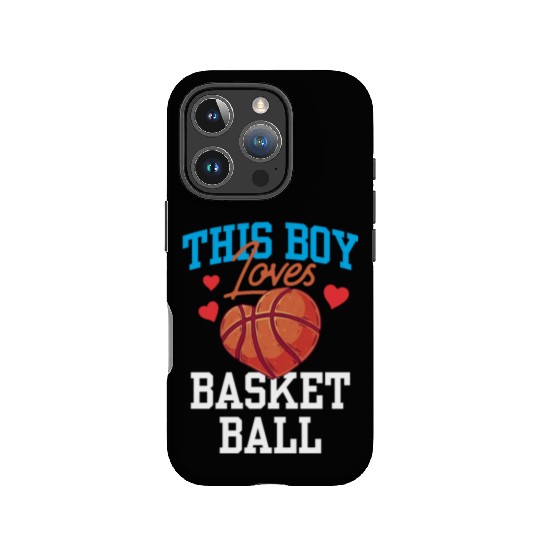This Boy Loves Basketball Coach Match Player Team IPhone Cases