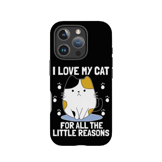 I Love My Cat For All The Little Reasons Cat IPhone Cases