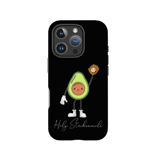 Holy Strikeamole Baseball Softball Avocado IPhone Cases