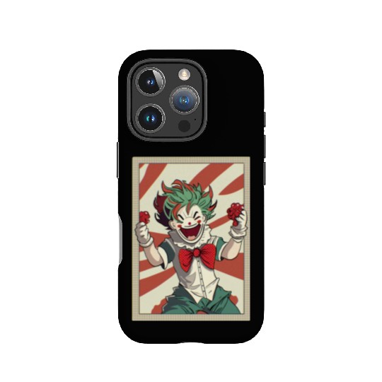 Happy joker card IPhone Cases