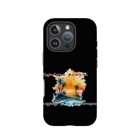 Lifes A Beach Enjoy The Sunrise IPhone Cases