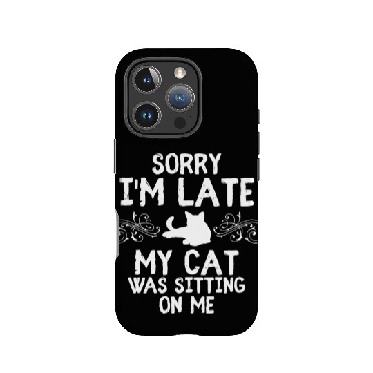 Cat Gift Unpunctual Cat Lover IPhone Cases