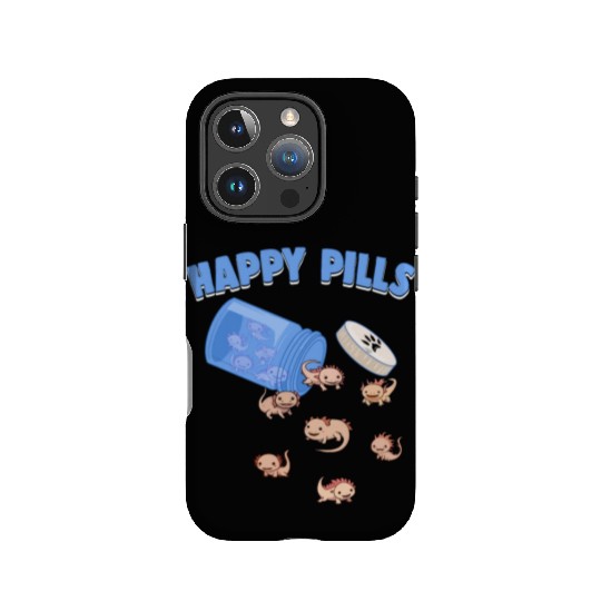Happy Pills Axolotls Funny Axolotl Lover Humor Pun IPhone Cases