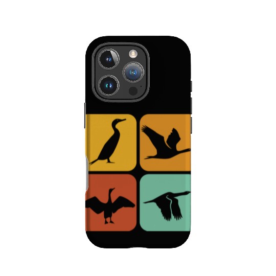 Retro Cormorant Birds I Aesthetic I Cormorant Bird IPhone Cases
