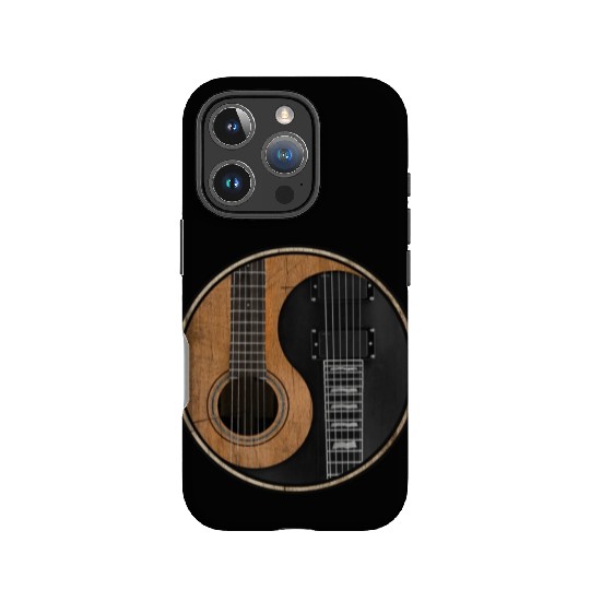 Ying Yang Guitar ArTwork IPhone Cases