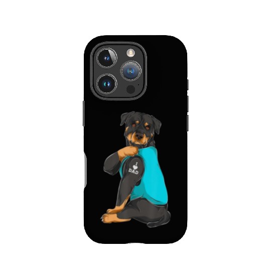 Rottweiler I Love Dad Tattoo Apparel IPhone Cases