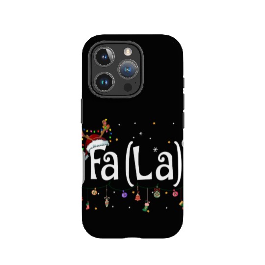 Fa La La 8 Math Teacher Christmas IPhone Cases