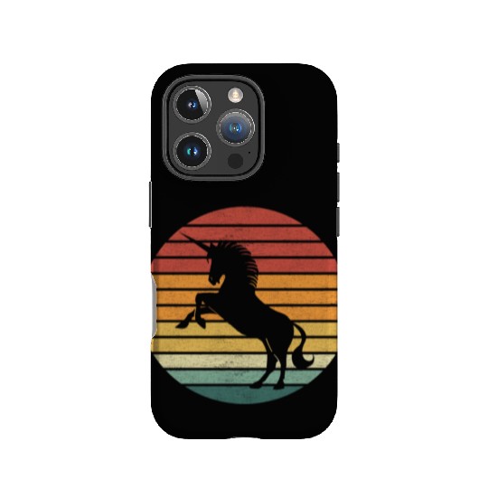 Unicorn Lover - Vintage Sunset Unicorn IPhone Cases