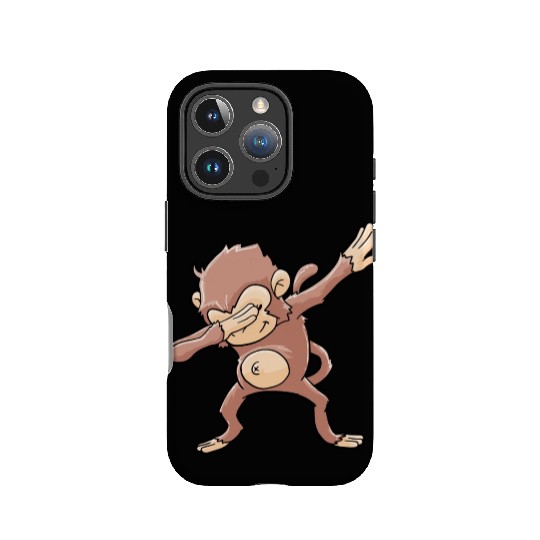 Monkey Dabbing Primate Zookeeper IPhone Cases