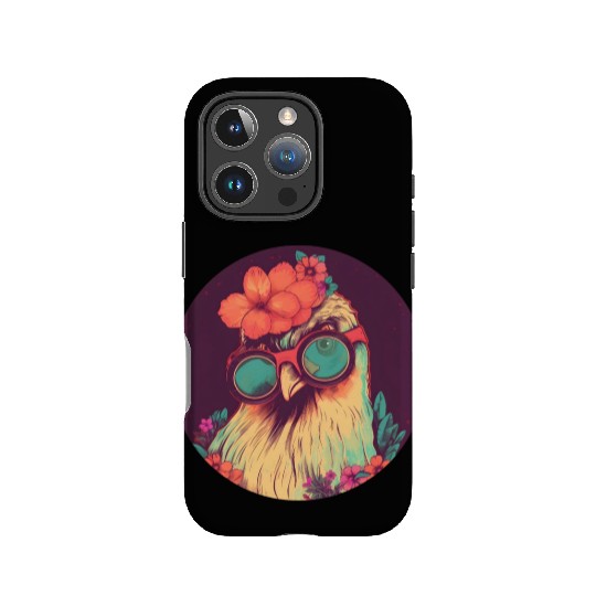 Retro Chicken 80s 90s Style IPhone Cases