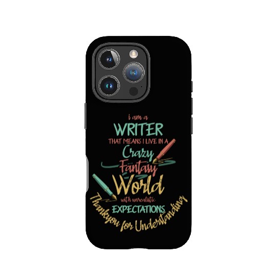 Writer Live In Fantasy World Author IPhone Cases