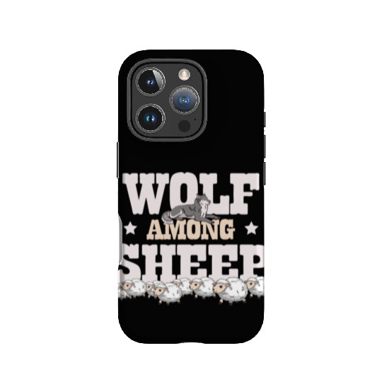 Wolf Among Sheep Wolves Animal Werewolf Wolf Lover IPhone Cases