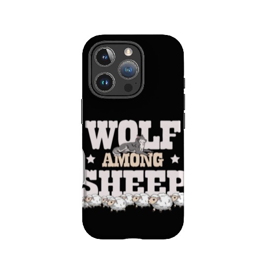 Wolf Among Sheep Wolves Animal Werewolf Wolf Lover IPhone Cases
