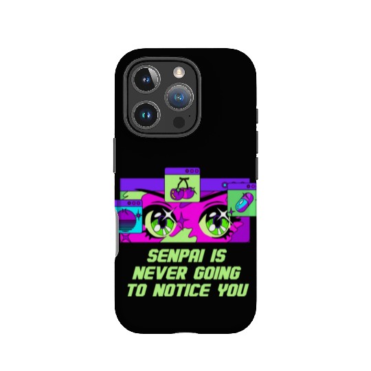 Senpai Is Never Going to Notice You Anime Funny Ma IPhone Cases