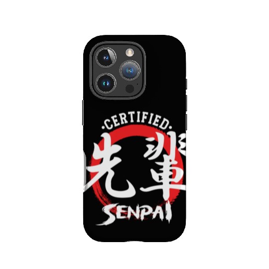 Certified Senpai Japanese Manga Anime Lover Otaku IPhone Cases