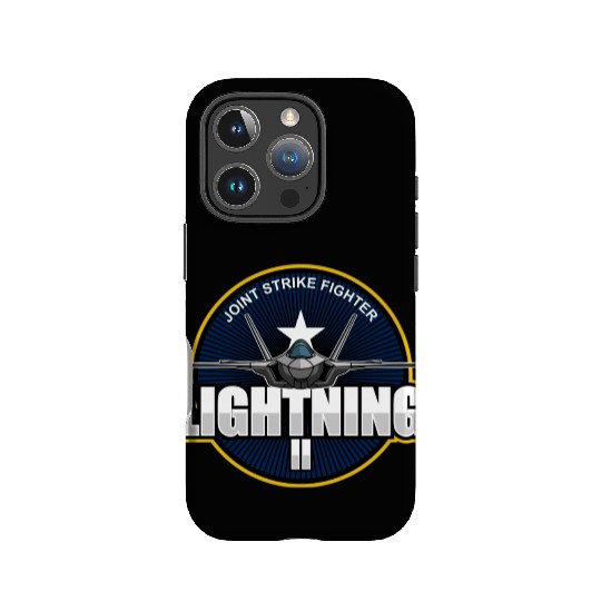 F35 Lightning 2 Patch Small logo red IPhone Cases