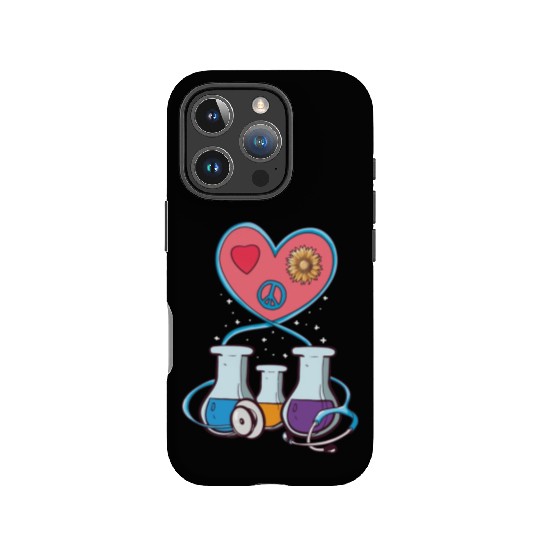 Medical Laboratory Science Heart Cartoon IPhone Cases