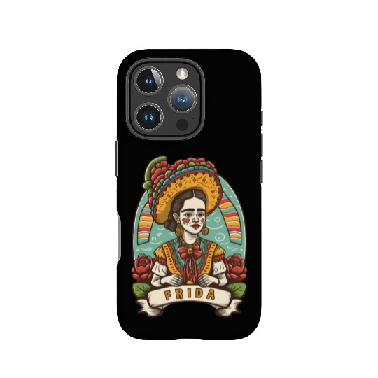 Frida Kahlo Floral Portrait Funny Cinco De Mayo IPhone Cases