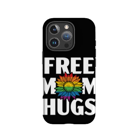 Free Mom Hugs Rainbow Pride Month LGBTQ Gay Pride IPhone Cases