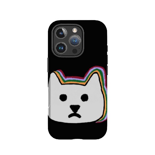 cat face IPhone Cases