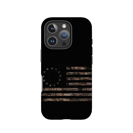 Adventure 101 FJ cruiser Camo US Flag 4wd Overland IPhone Cases
