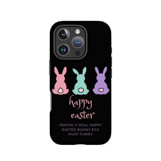 1Peepin It Real Happy Easter Bunny Egg Hunt Funny IPhone Cases