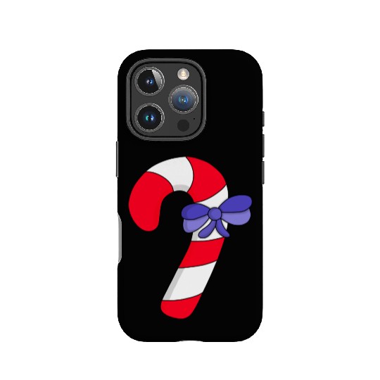 Candy cane 80s IPhone Cases
