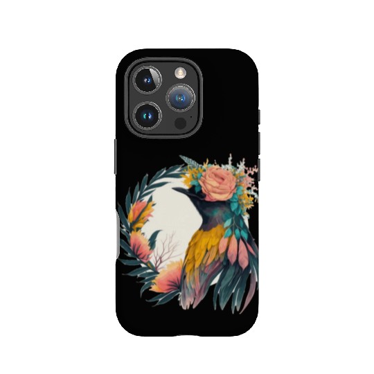 Cute Bird Of Paradise Bird Flower Crown Pet Birds IPhone Cases