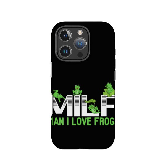 Man I Love Frogs Tadpole Amphibian Herpetologist IPhone Cases