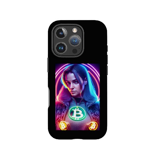 Bitcoin Woman IPhone Cases