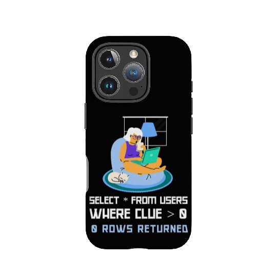 Computer Science Programmer IT Nerd DBA IPhone Cases IT