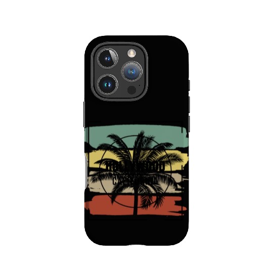 Hollywood California Stylish Retro Palm Tree IPhone Cases