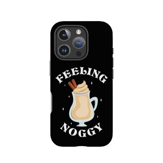 Feeling Noggy Funny Eggnog Lover Christmas Themed IPhone Cases