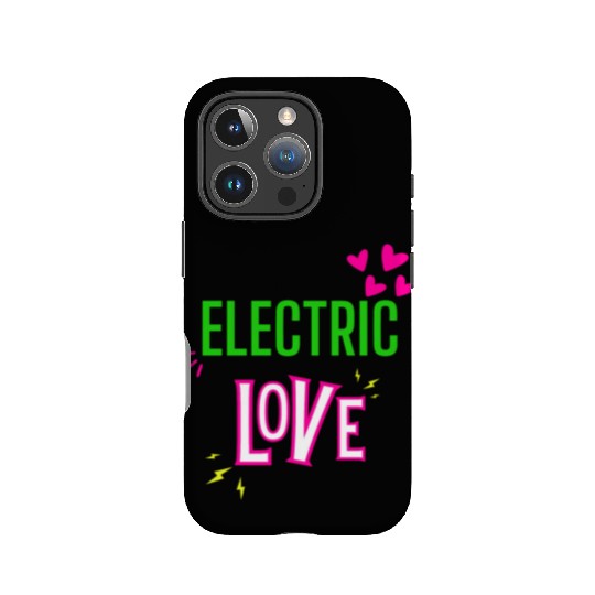 Electric Love in Neon Colors: Romance and Fun! IPhone Cases