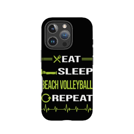 Funny Eat Sleep Repeat Beach Volleyball nostalgia IPhone Cases