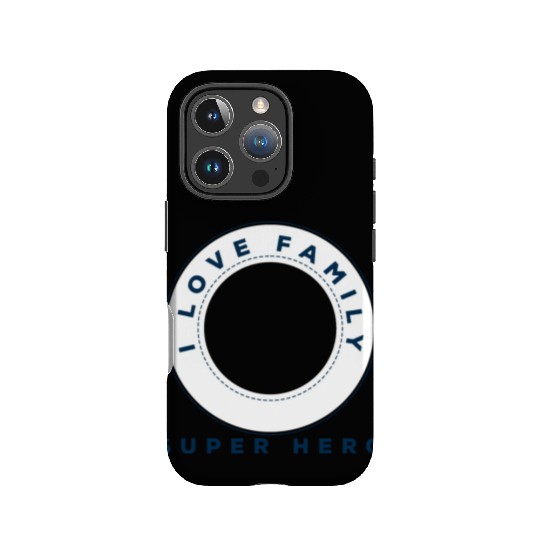 I Love Family IPhone Cases